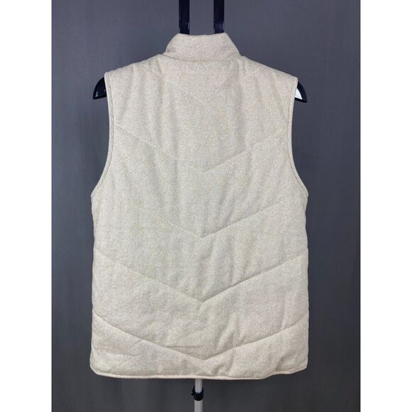 Women’s Beige Ampersand Zip Vest XXL – Warm Casual Outerwear - Picture 4 of 6